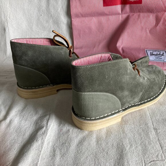 Clark's original gray desert boots by Herschel Size men's  9M never worn - Picture 5 of 11